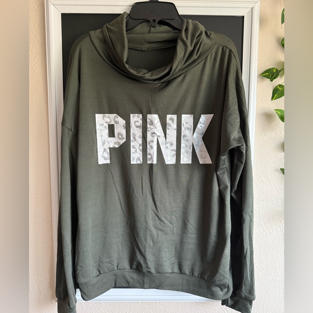 Green PINK Hoodie